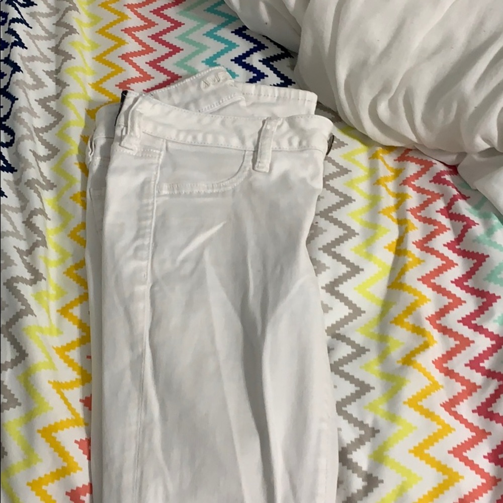 Women’s White American Eagle Jeans